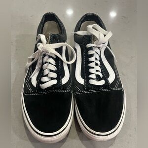 Vans Black and White Low-Top Sneakers